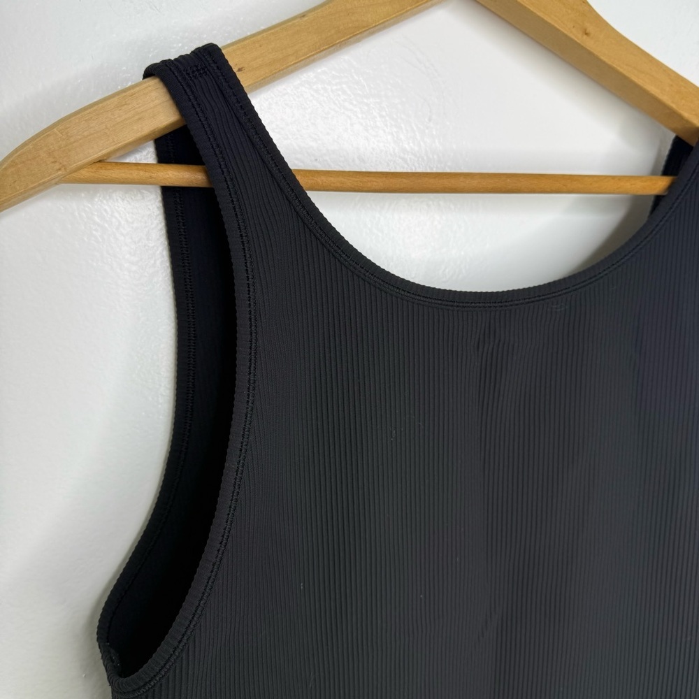 LULULEMON Black Power Pivot Ribbed Tank Top - Picture 3 of 5